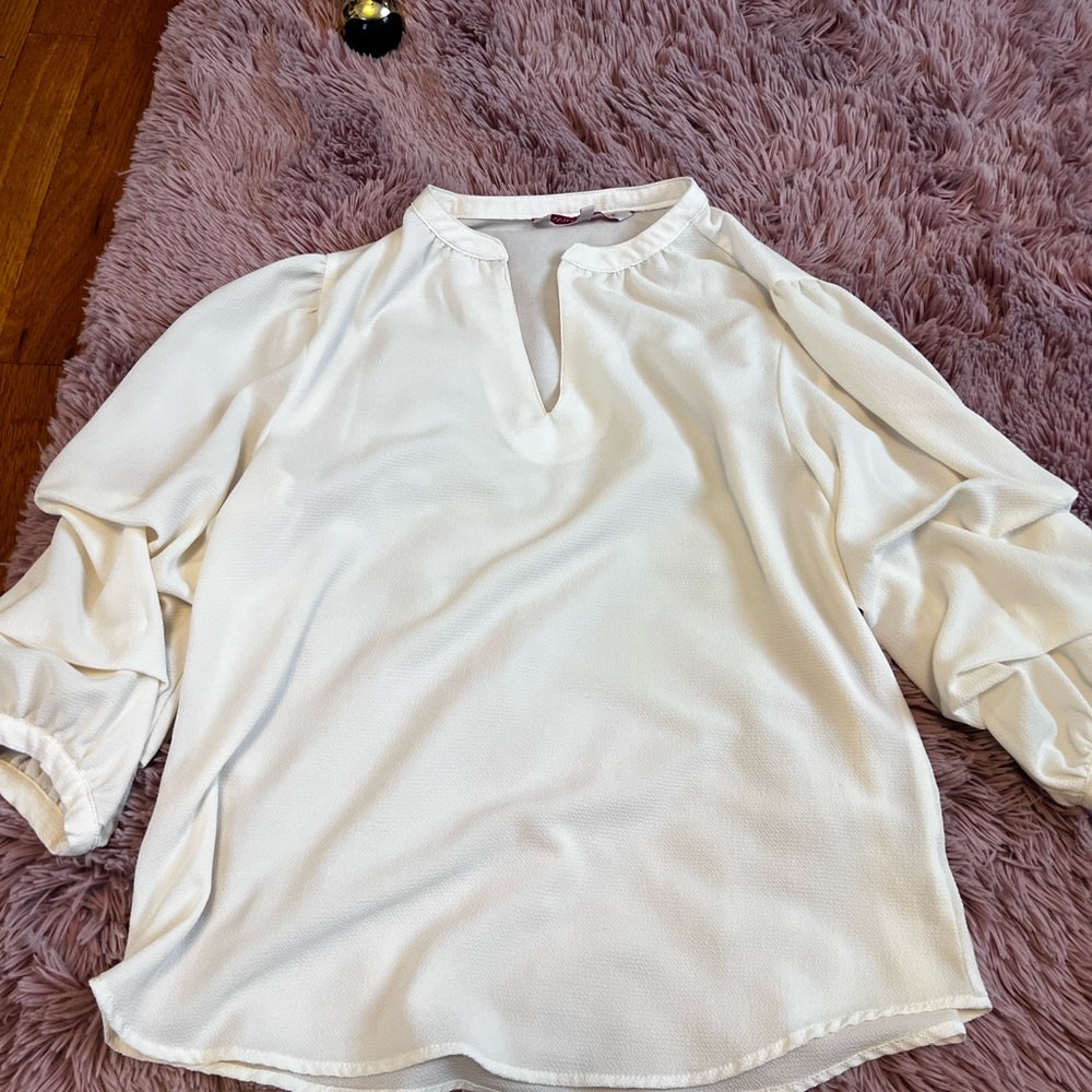 Cream colored top
